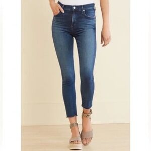 Agolde Sophie High Waisted Jeans Cropped Size 31